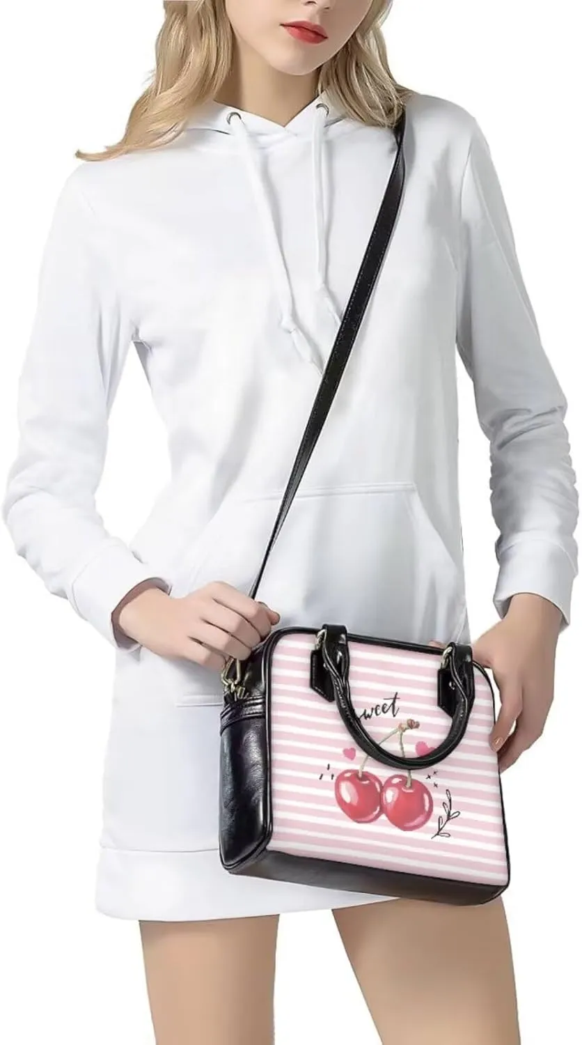 3 Piece Purse Sets for Women with Wallet Valentine's Day Satchel Tote Bags Leather Hobo Crossbody Bags