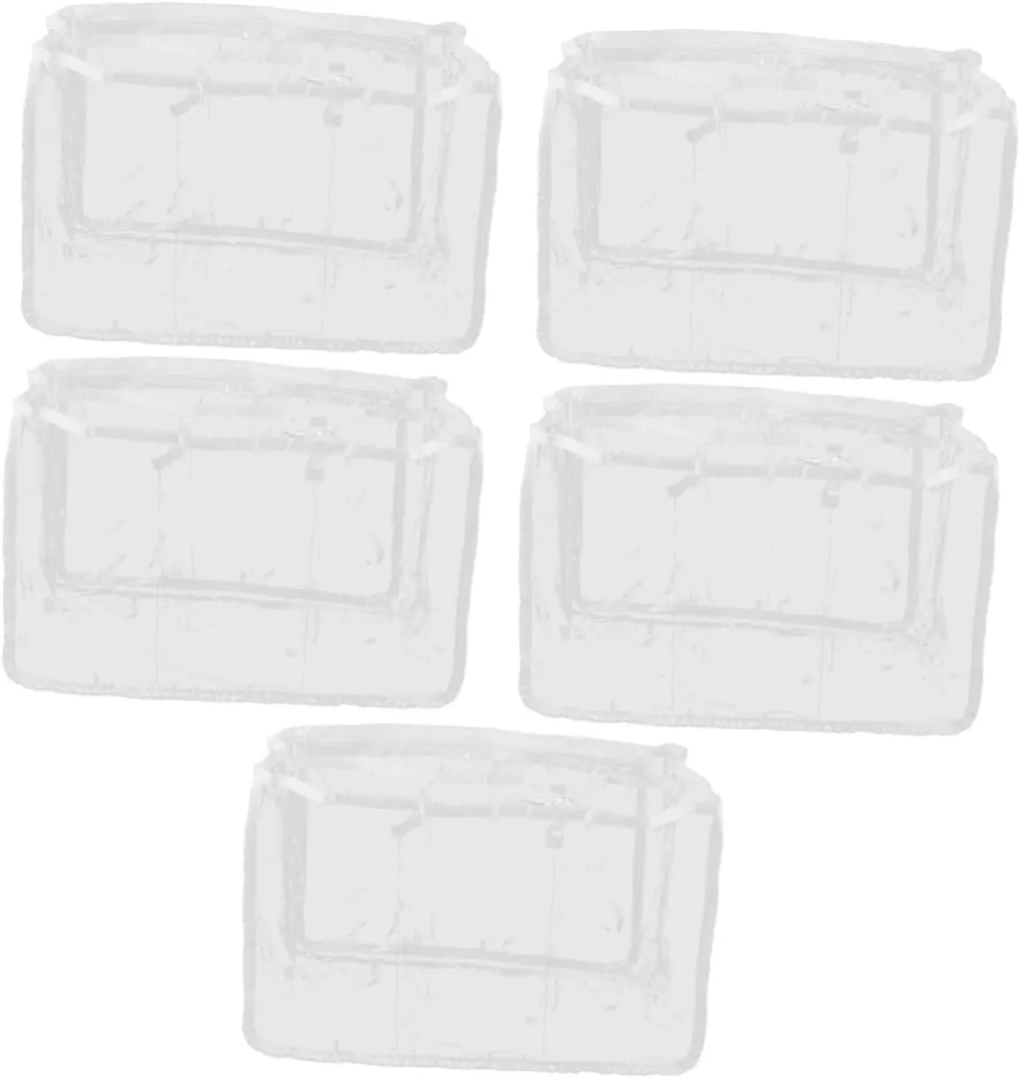 5pcs Beach Bag Storage Bag Large Clear Tote Bag Pvc Travel Bag Clear Beach Bag Clear Stadium Bag Beach Bag for Women Beach Bag Tote The Tote Bag Beach Bag for Travel White Plastic