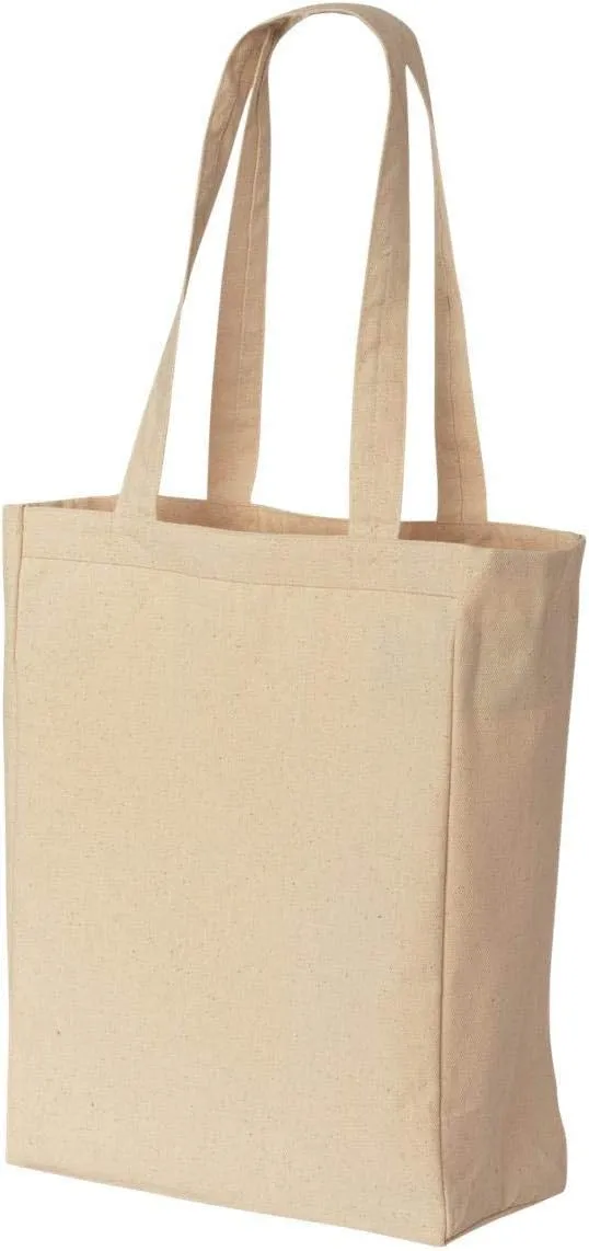 8861 - Gusseted 10 Ounce Cotton Canvas Tote