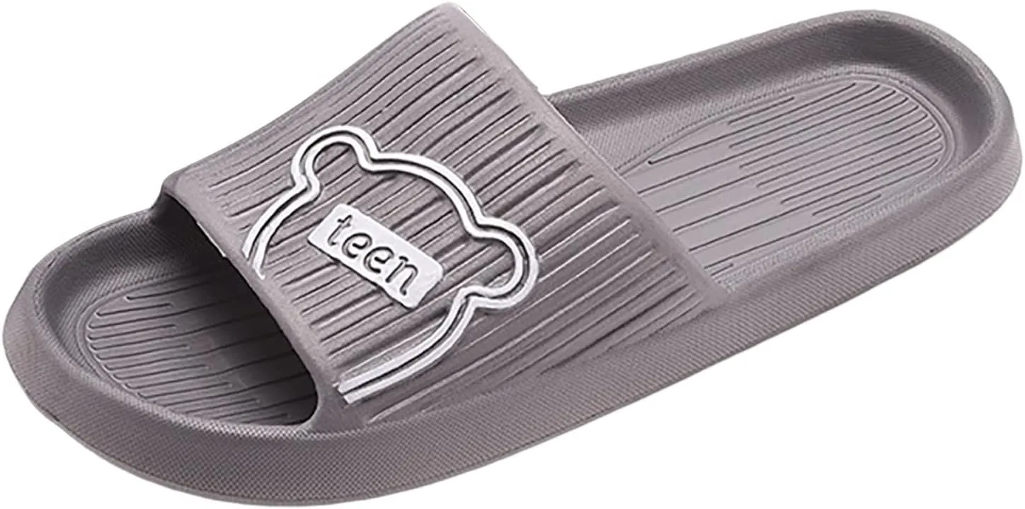 Bathroom Slippers Mens Waterproof Slippers Shower Shoes for Living Room Pool Beach Spa Public Showers