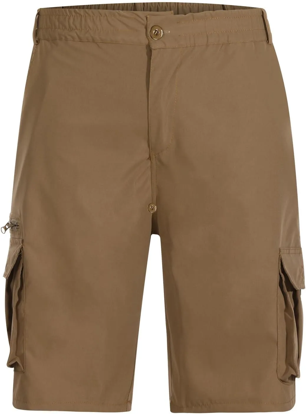 Binmer Summer Casual Cargo Shorts Mens 2024 Lightweight Multi Pocket Workout Athletic Shorts Elestic Waisted Beach Shorts