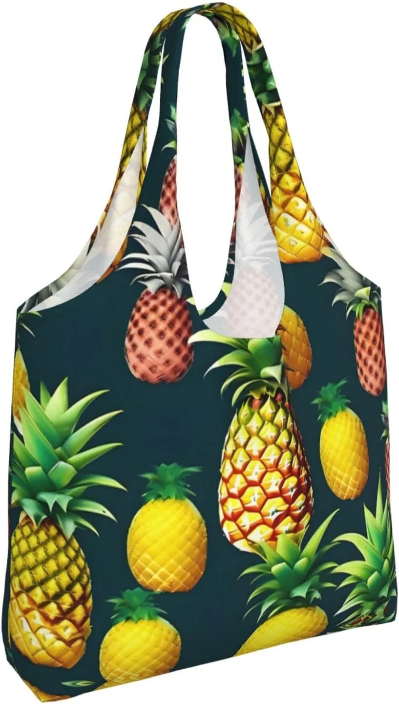Bloom Sunflower Canvas Aesthetic Tote Bag for Women Beach Bag Shopping Bags Shoulder Bag Reusable Grocery Bags