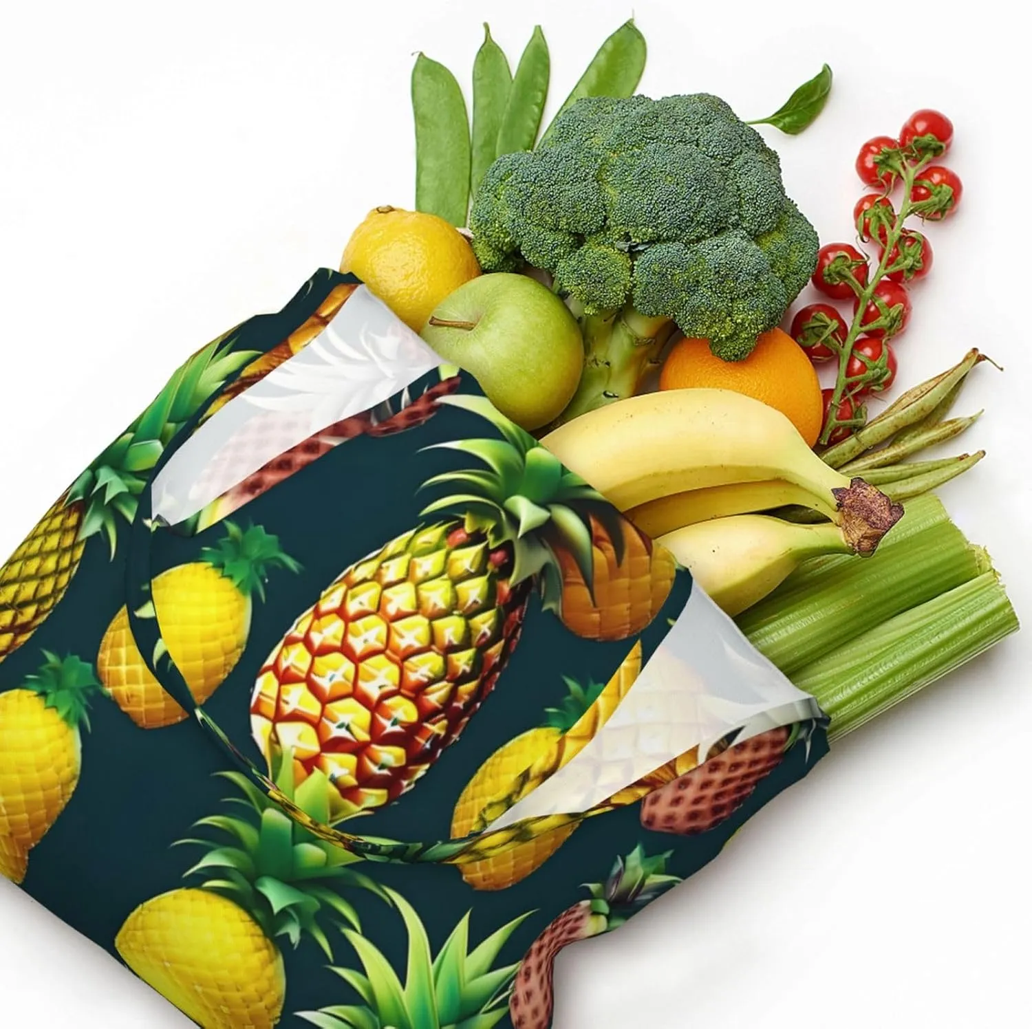 Bloom Sunflower Canvas Aesthetic Tote Bag for Women Beach Bag Shopping Bags Shoulder Bag Reusable Grocery Bags