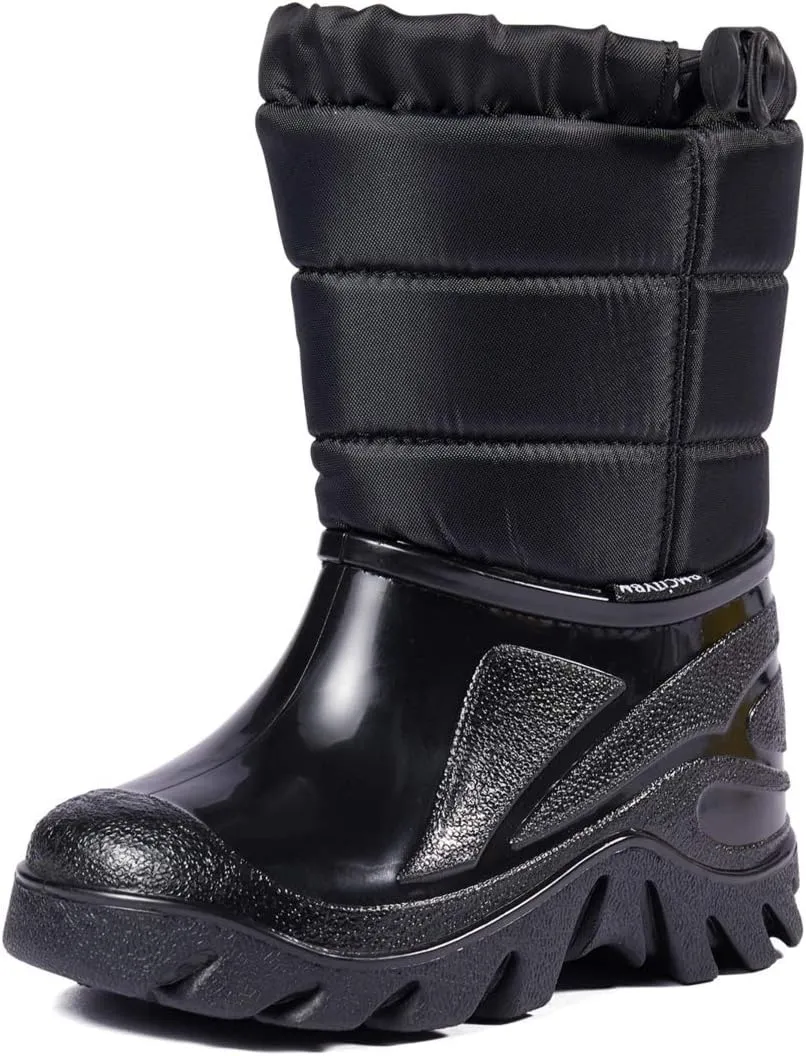 BMCiTYBM Kids Snow Boots Boys Girls Toddler Winter Waterproof Shoes Cold Weather Outdoor Lightweight (Toddler/Little Kids/Big Kids)