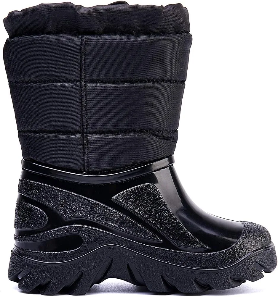 BMCiTYBM Kids Snow Boots Boys Girls Toddler Winter Waterproof Shoes Cold Weather Outdoor Lightweight (Toddler/Little Kids/Big Kids)