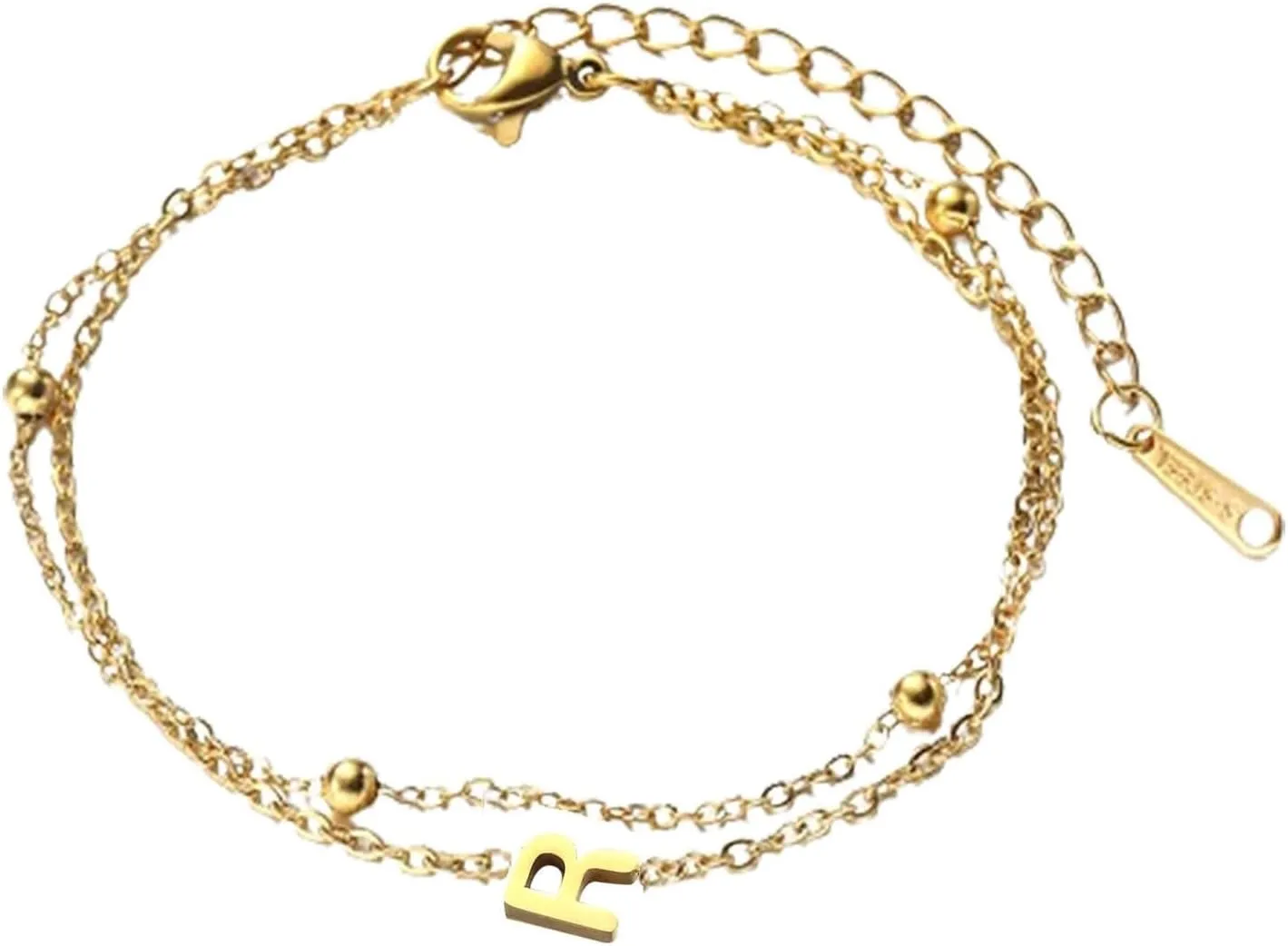 Bracelets For Women,Gold Plated Bracelet Bracelet Letters Layered Bracelets Custom Permanent Bracelet Trendy Bracelets For Women 2024