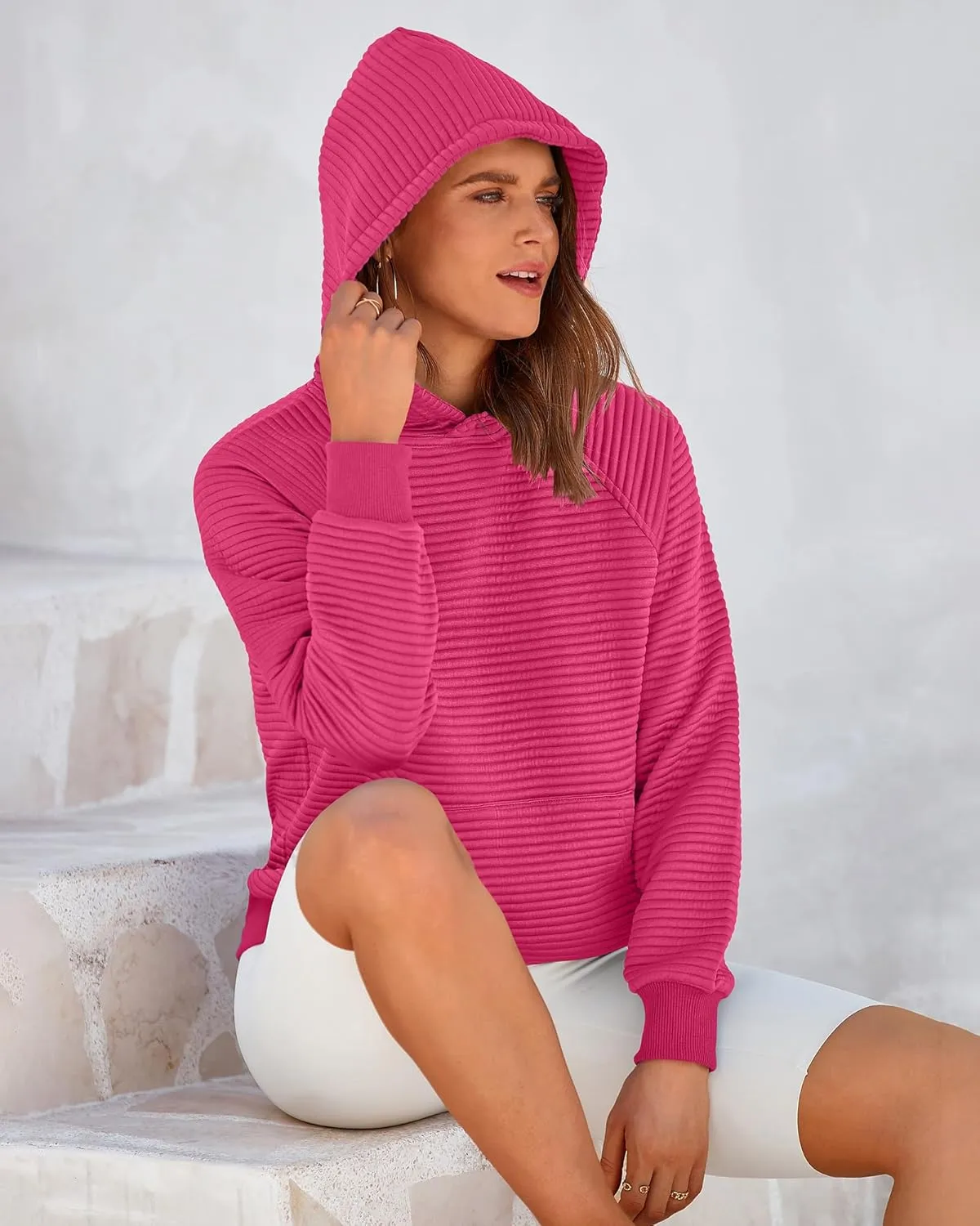 BTFBM Womens Oversized Hoodies 2024 Fashion Sweatshirts Long Sleeve Sweaters Pullover Tops Fall Clothes with Pocket
