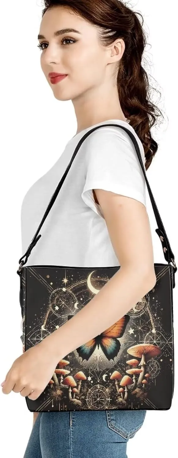Bucket Bags for Women Leather Hobo Bag Crossbody Bag Top Handle Handbag Ladies Tote Bag Shoulder Bag Handbag for Women