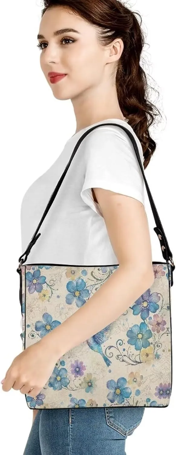 Bucket Bags for Women Leather Hobo Bag Crossbody Bag Top Handle Handbag Ladies Tote Bag Shoulder Bag Handbag for Women