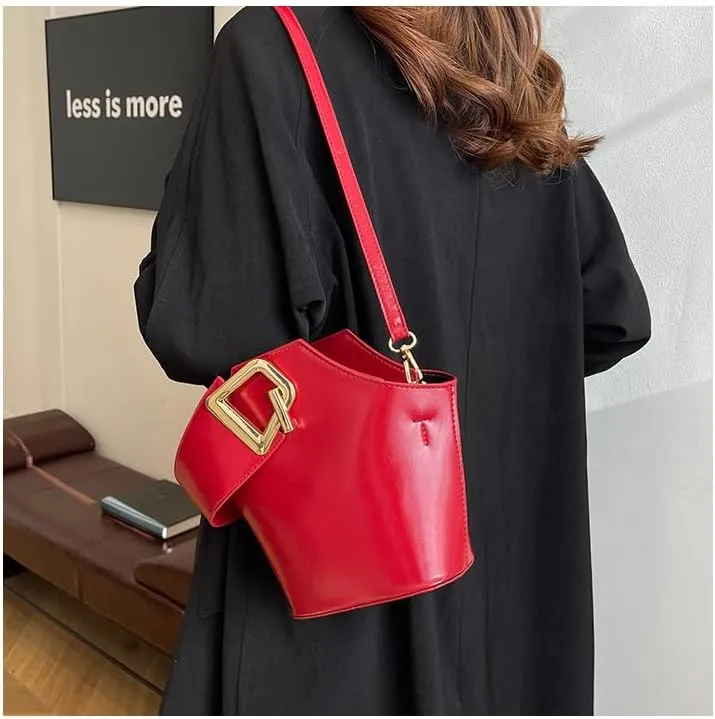 Bucket Bags for Women Top Handle Bag Cross Body Handbag Vegan Leather Shoulder Hobo Tote Bag Trendy Crossbody Purse