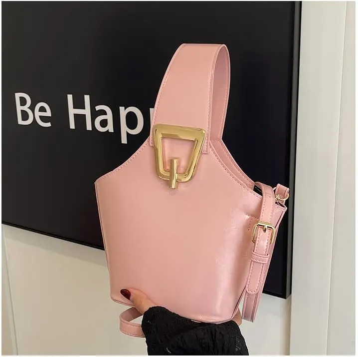 Bucket Bags for Women Top Handle Bag Cross Body Handbag Vegan Leather Shoulder Hobo Tote Bag Trendy Crossbody Purse