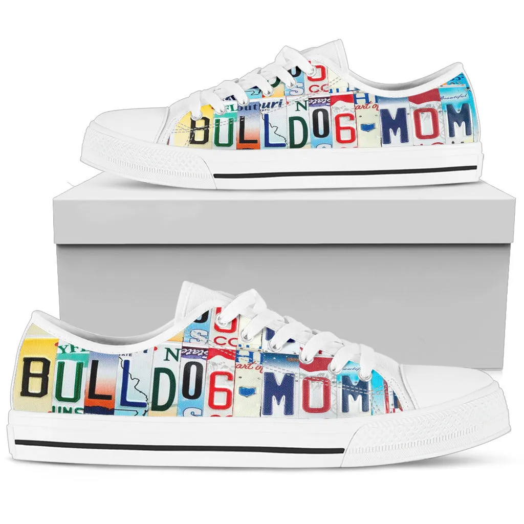 Bulldog Mom Low Top