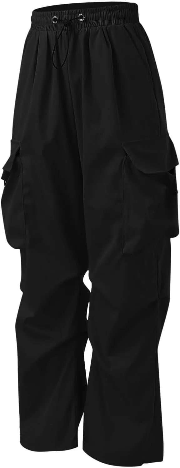 Cargo Pant for Men Casual Work Pant Elastic Waist Cotton Stretchy Track Pants with Pockets