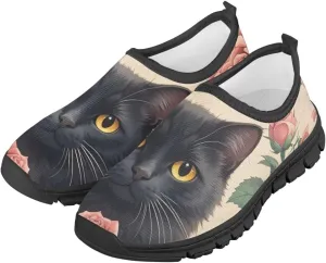Casual Low Top Shoes Breathable Lightweight Sneakers for Boy Girl Elastic Soft EVA Non Slip Shoes for Athletic Size 11-15 Black Sole