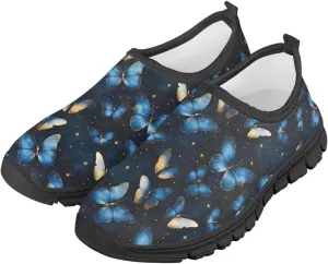 Casual Low Top Shoes Breathable Lightweight Sneakers for Boy Girl Elastic Soft EVA Non Slip Shoes for Athletic Size 11-15 Black Sole
