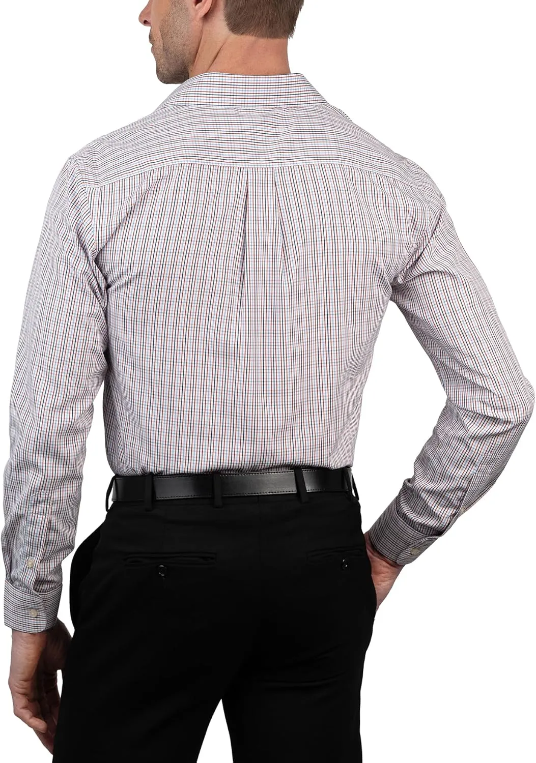 Chaps Slim Fit Long Sleeve Button Down Dress Shirts for Men - Wrinkle Free Long Sleeve Shirt Mens Formal 4-Way Stretch