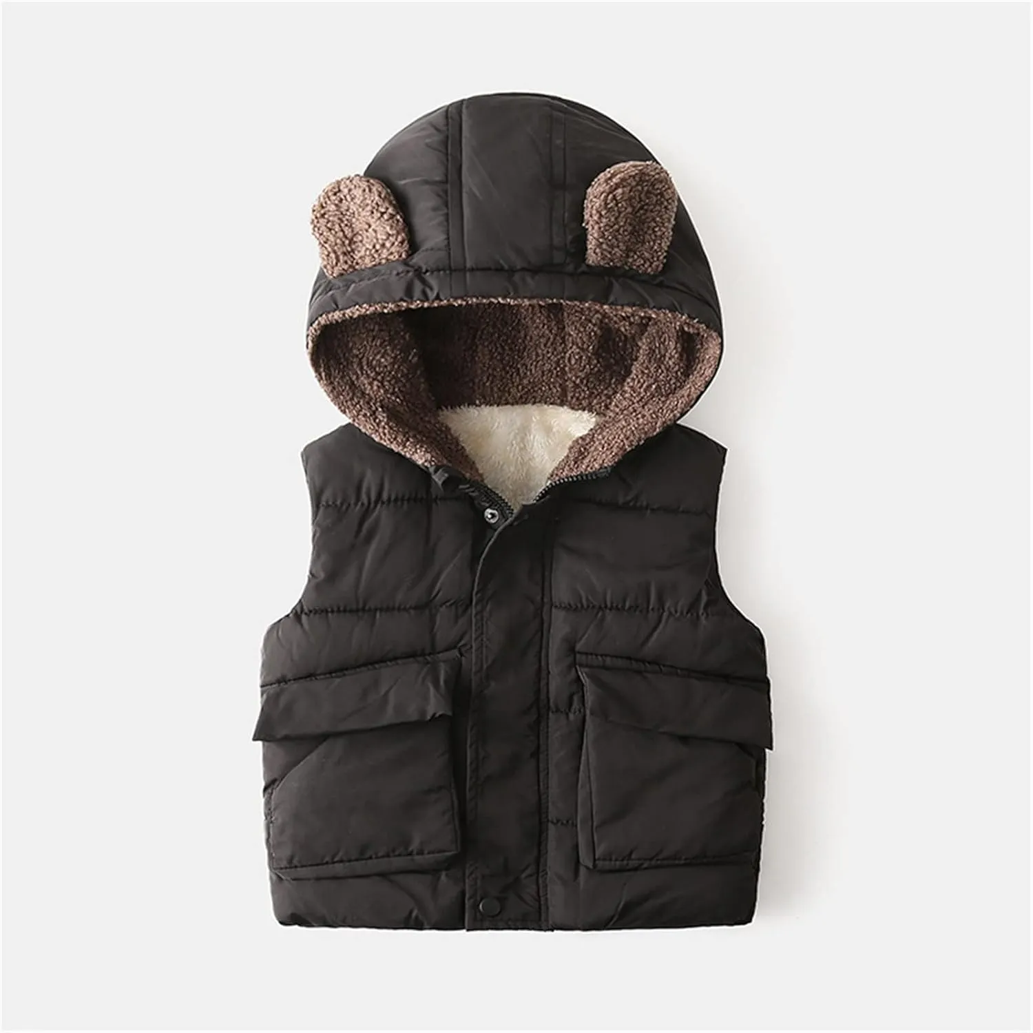 Children's Padded Coat Kids Toddler Baby Girls Boys Autumn Winter Warm Thick Ear Cotton Winter Coats for Toddler Boys