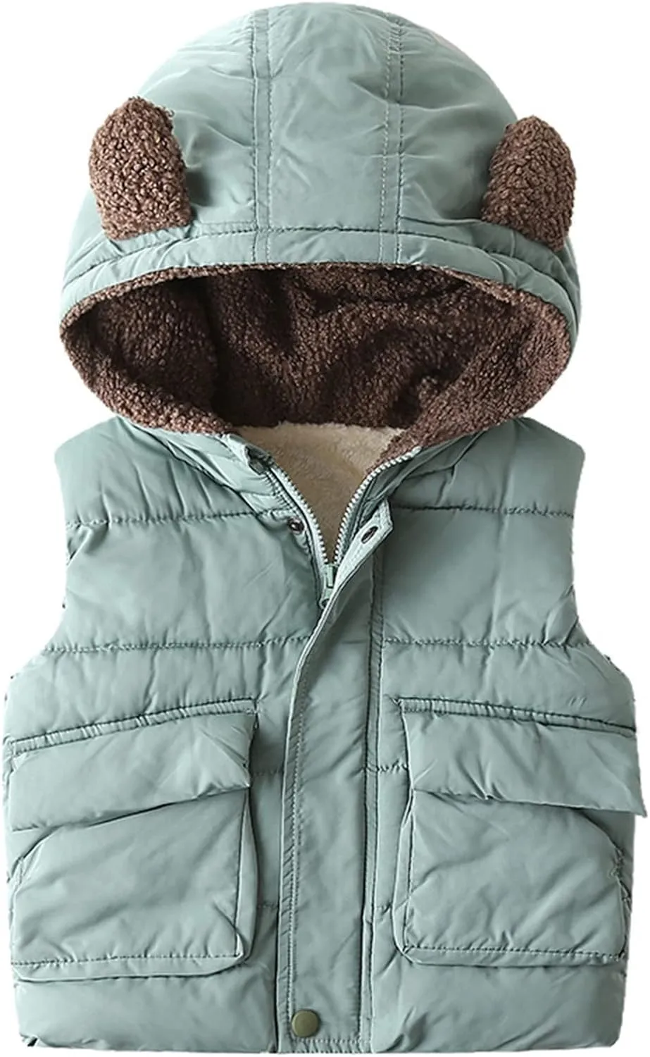 Children's Padded Coat Kids Toddler Baby Girls Boys Autumn Winter Warm Thick Ear Cotton Winter Coats for Toddler Boys