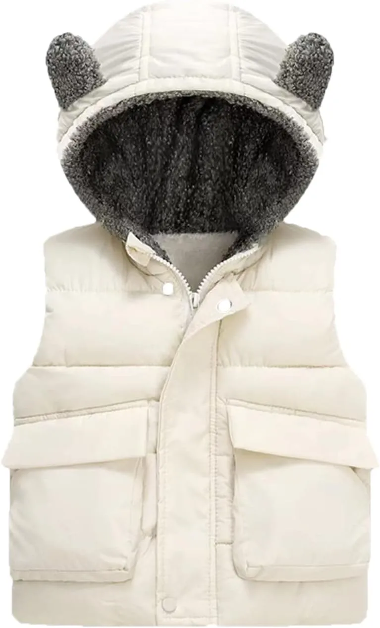 Children's Padded Coat Kids Toddler Baby Girls Boys Autumn Winter Warm Thick Ear Cotton Winter Coats for Toddler Boys