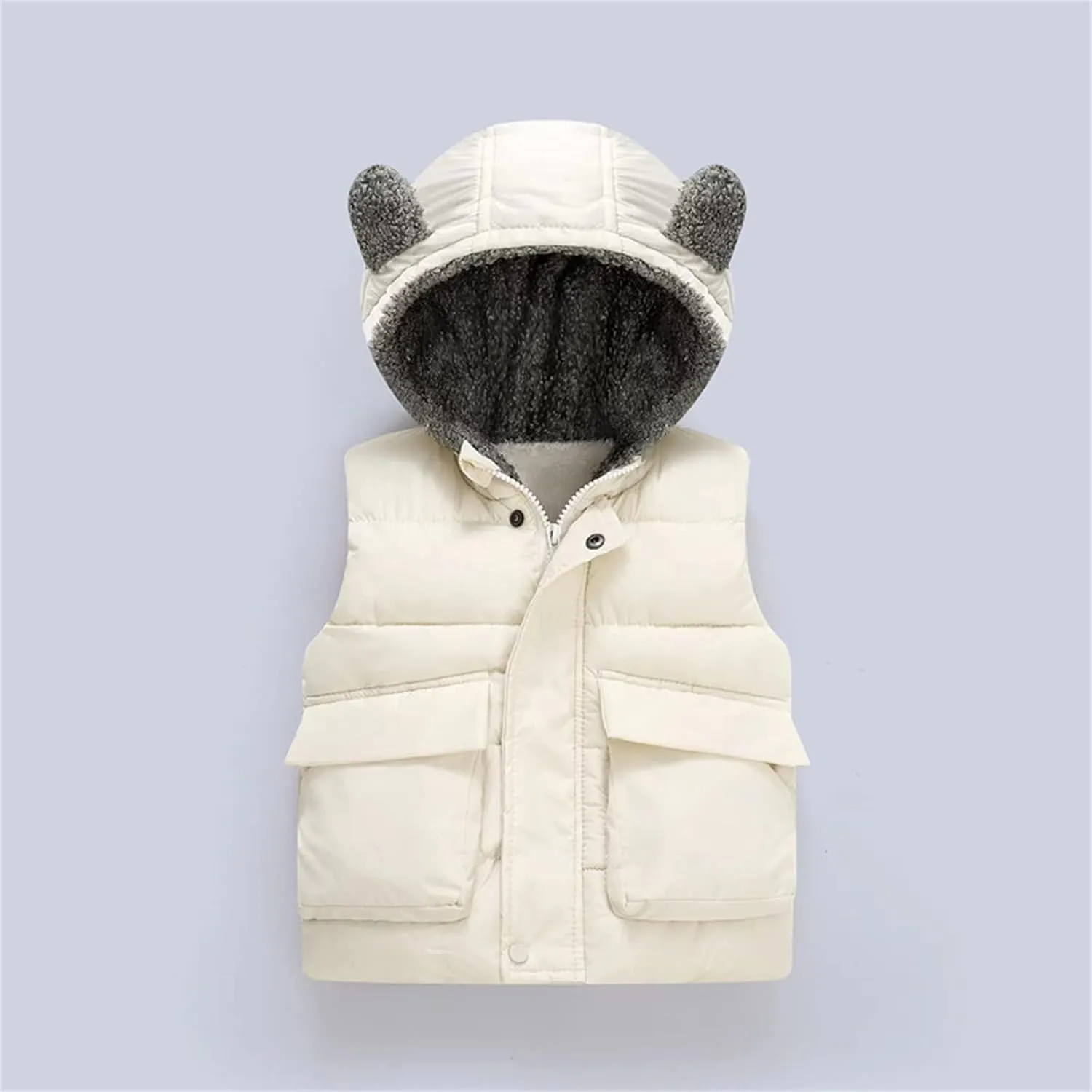 Children's Padded Coat Kids Toddler Baby Girls Boys Autumn Winter Warm Thick Ear Cotton Winter Coats for Toddler Boys