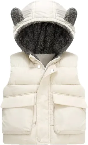 Children's Padded Coat Kids Toddler Baby Girls Boys Autumn Winter Warm Thick Ear Cotton Winter Coats for Toddler Boys