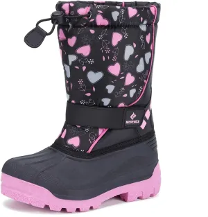 CIOR Kids Snow Boots for Boys Girls Toddler Winter Outdoor Boots Waterproof with Fur Lined(Toddler/Little Kids/Big Kid)