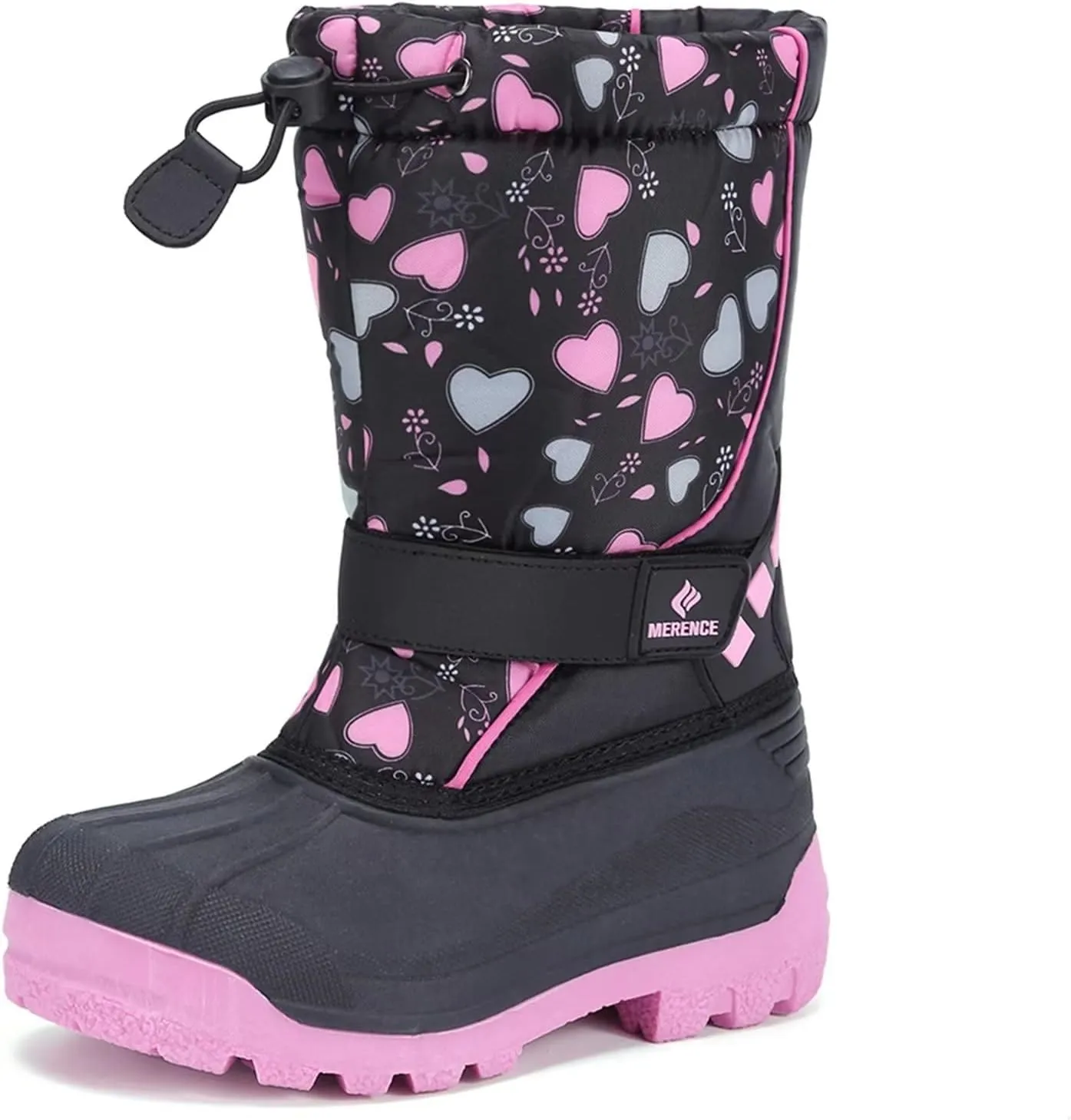 CIOR Kids Snow Boots for Boys Girls Toddler Winter Outdoor Boots Waterproof with Fur Lined(Toddler/Little Kids/Big Kid)