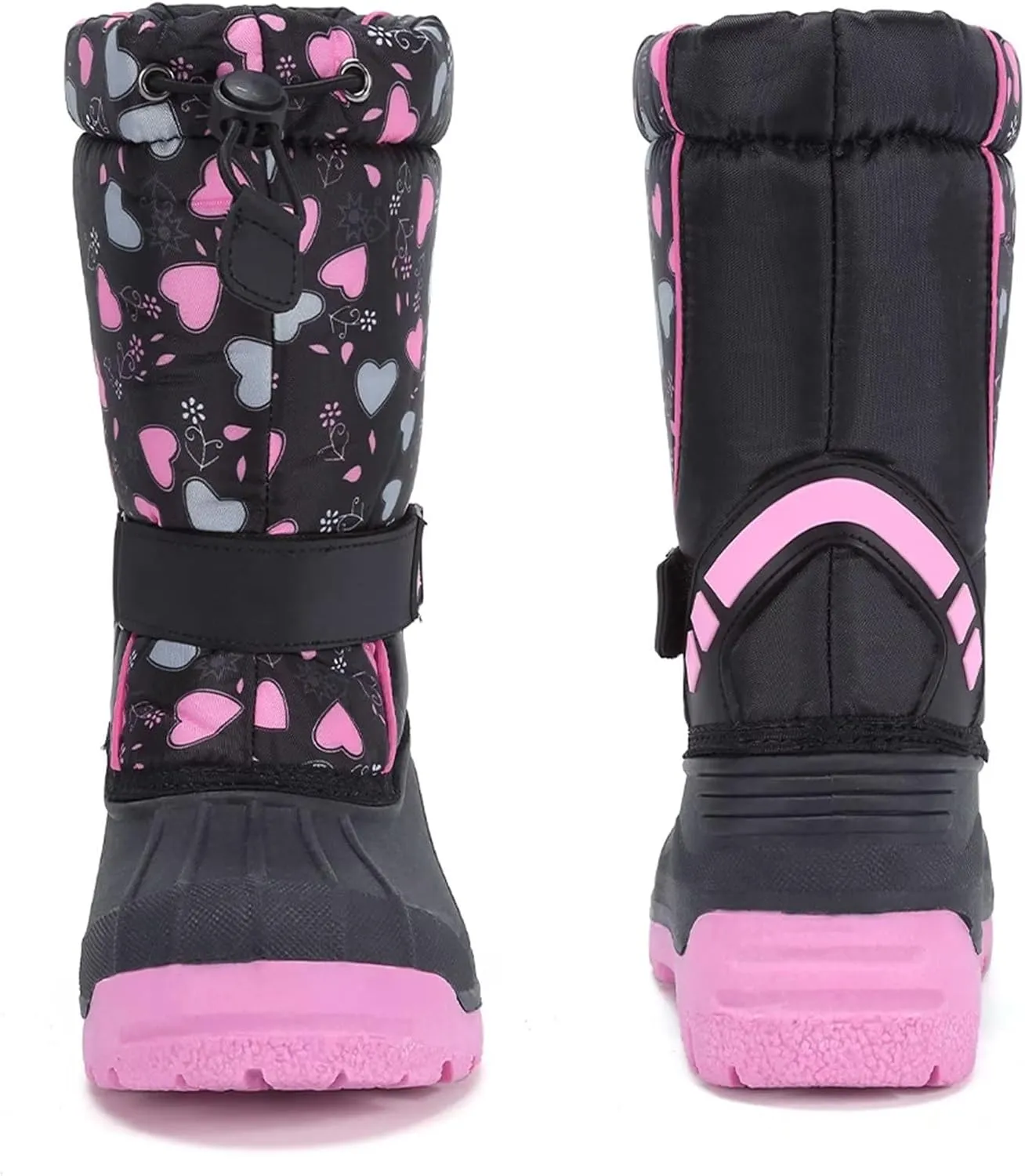 CIOR Kids Snow Boots for Boys Girls Toddler Winter Outdoor Boots Waterproof with Fur Lined(Toddler/Little Kids/Big Kid)