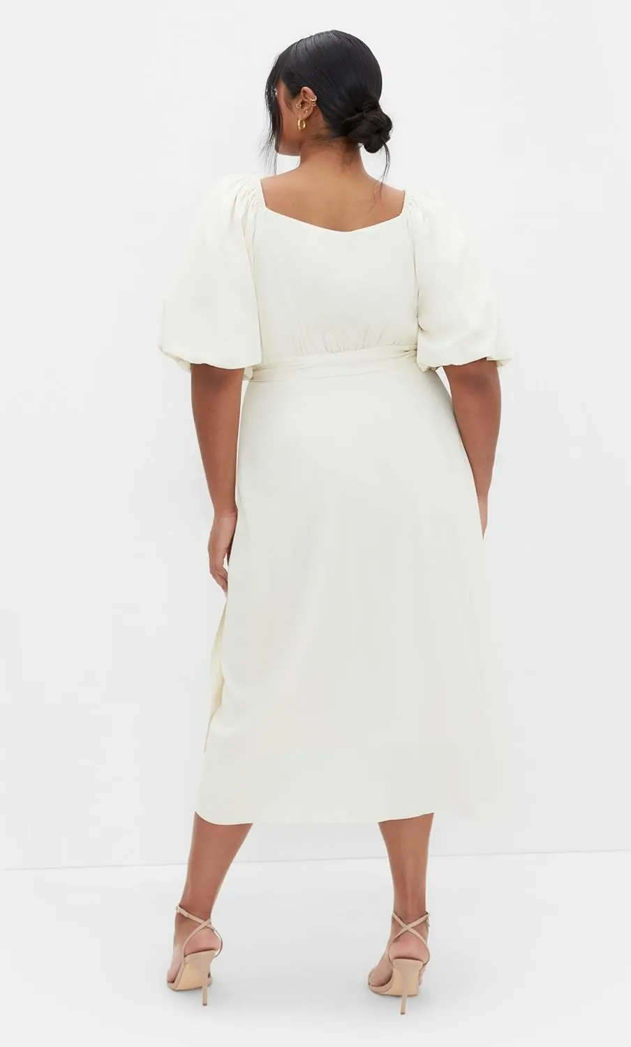 City Chic Women's Plus Size Dress - Claudine Wrap Midi