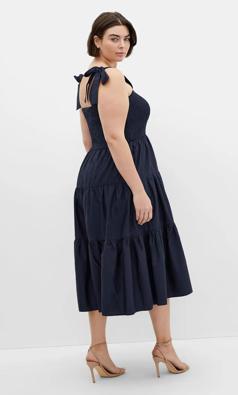 City Chic Women's Plus Size Dress - Haven Tier Midi