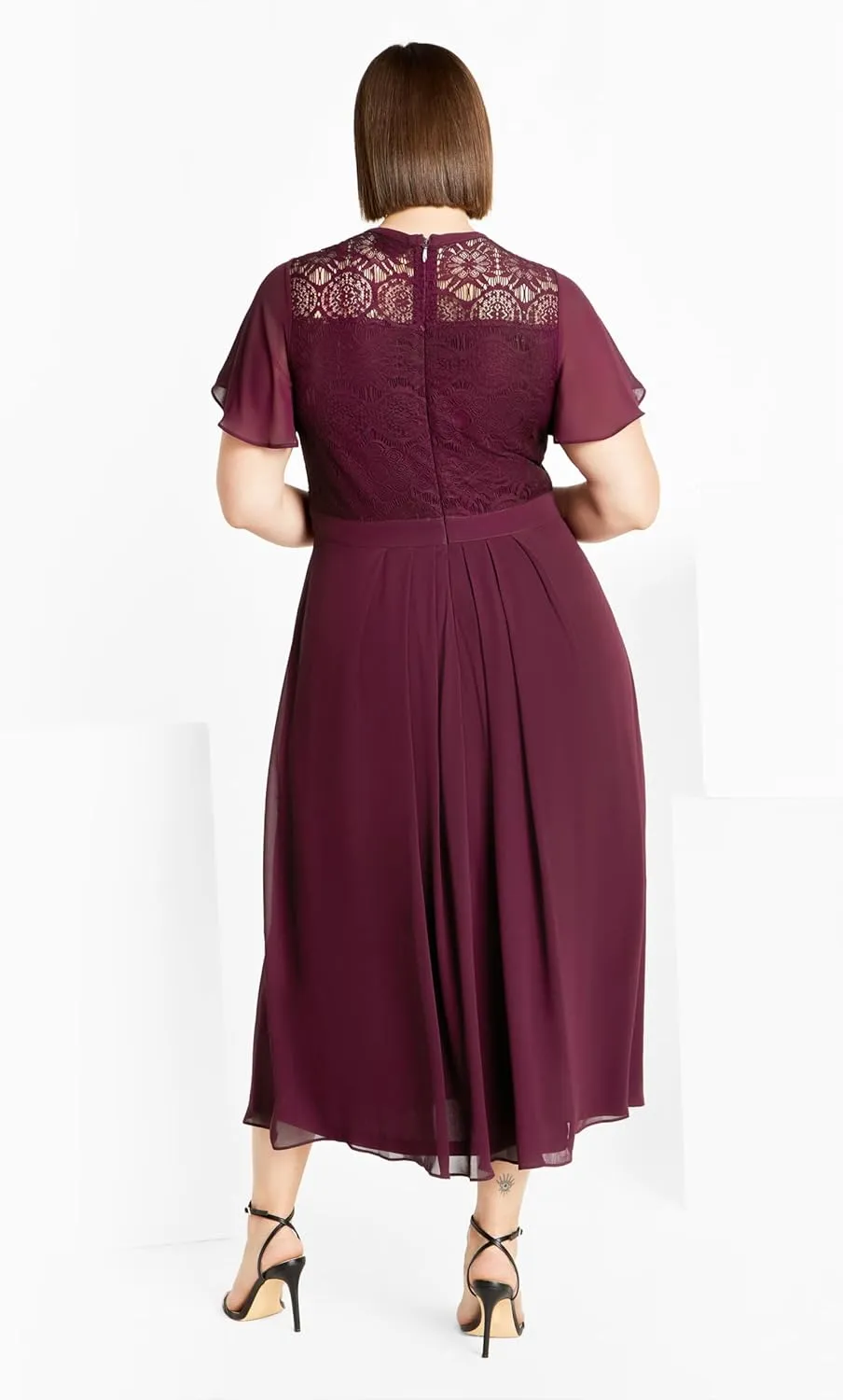 City Chic Women's Plus Size Dress Lace Niki