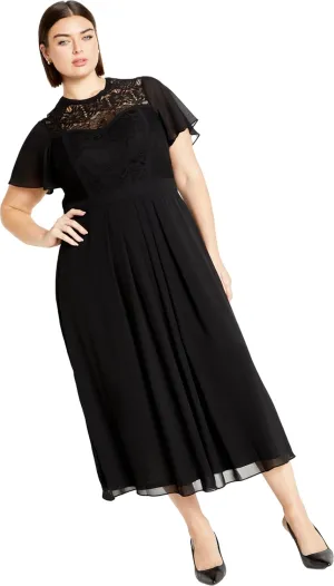 City Chic Women's Plus Size Dress Lace Niki