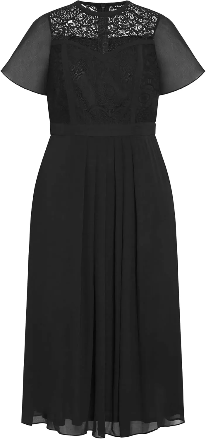 City Chic Women's Plus Size Dress Lace Niki