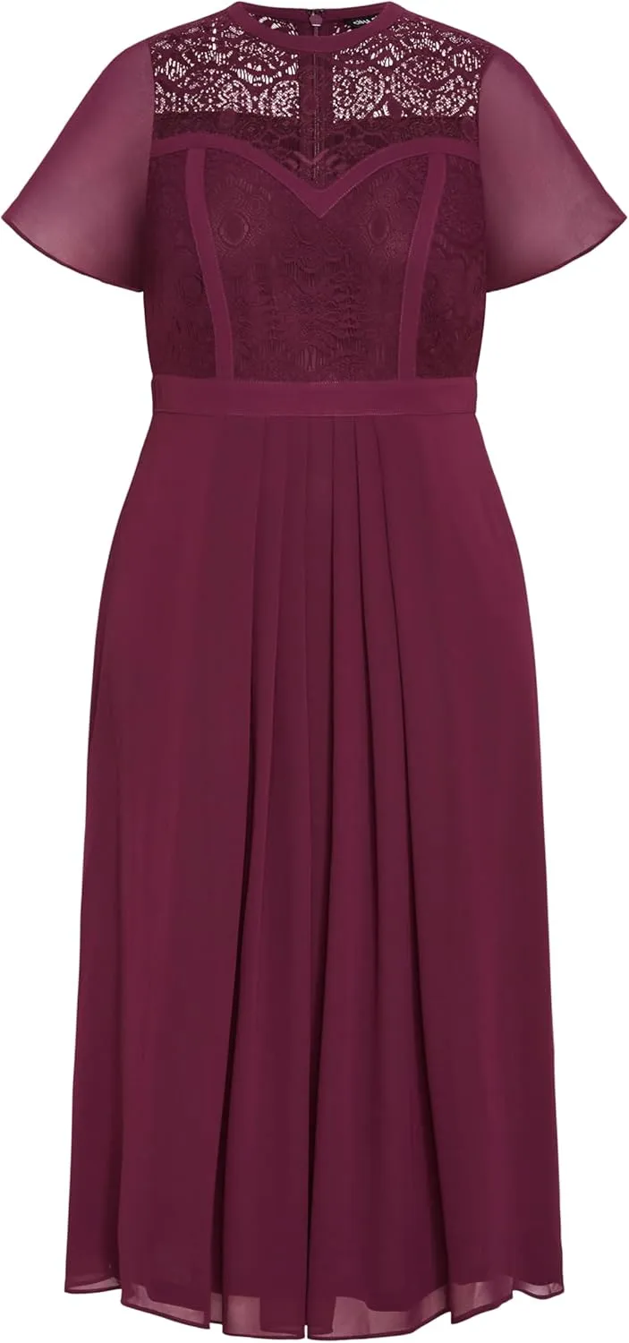 City Chic Women's Plus Size Dress Lace Niki