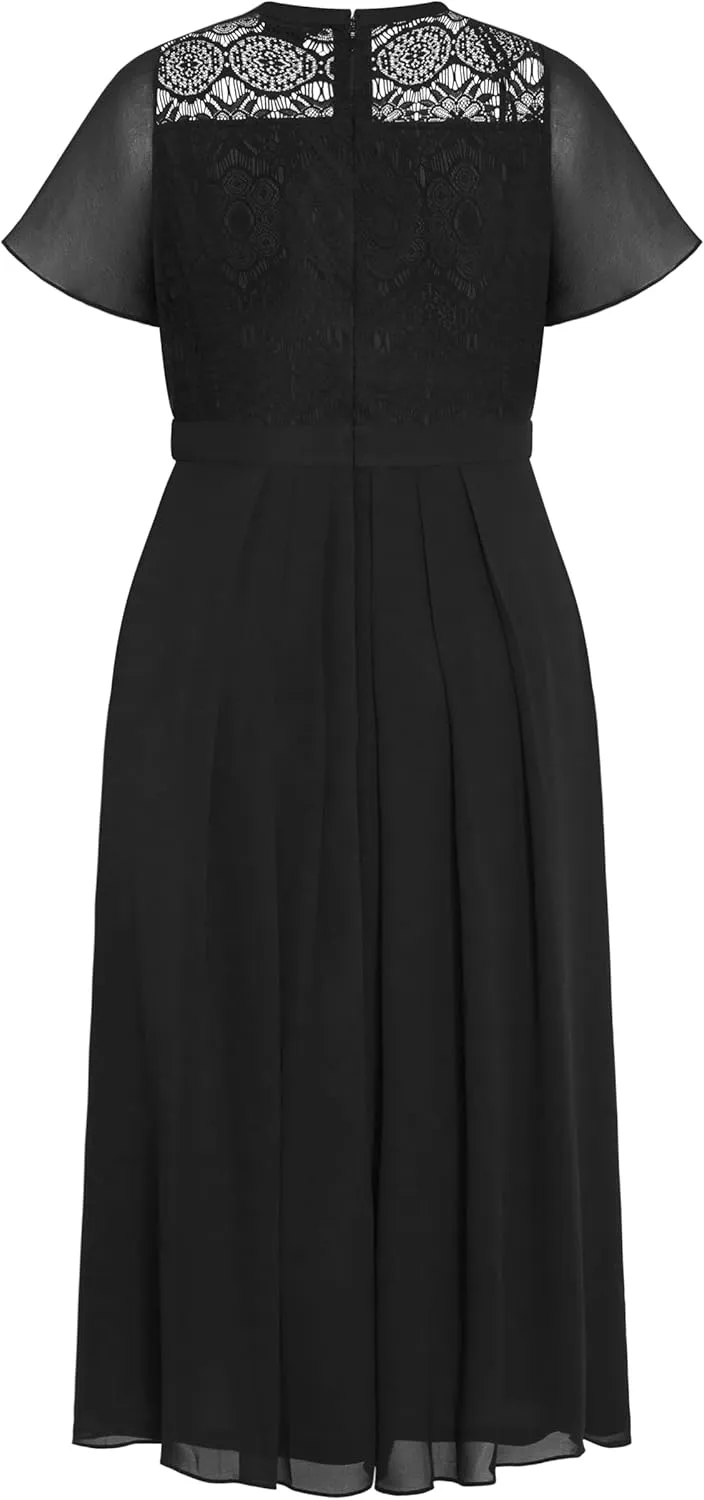 City Chic Women's Plus Size Dress Lace Niki