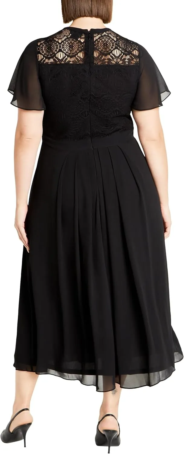 City Chic Women's Plus Size Dress Lace Niki