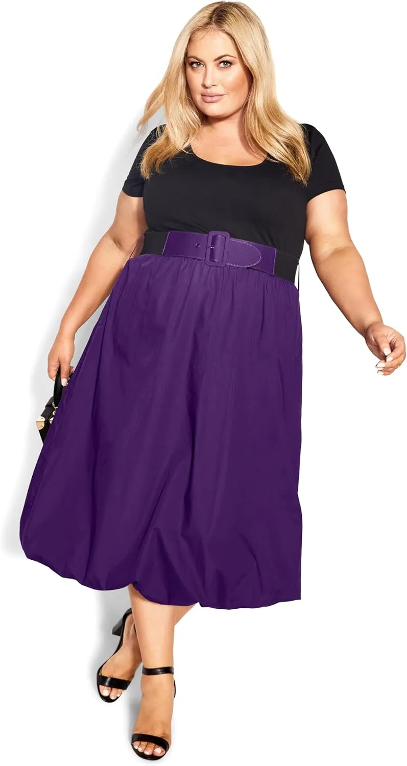 City Chic Women's Plus Size Dress - Paris Days