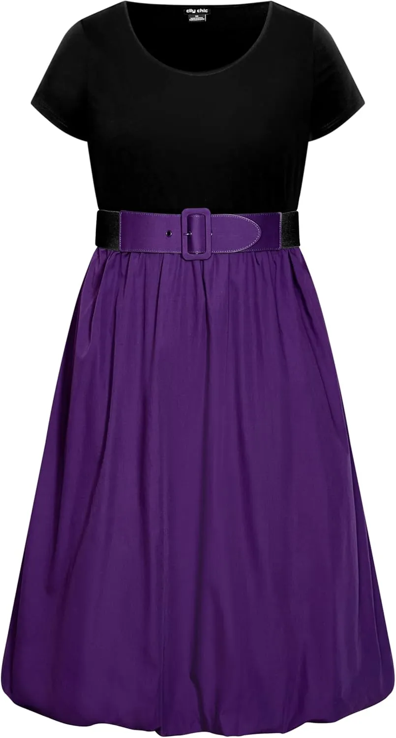 City Chic Women's Plus Size Dress - Paris Days