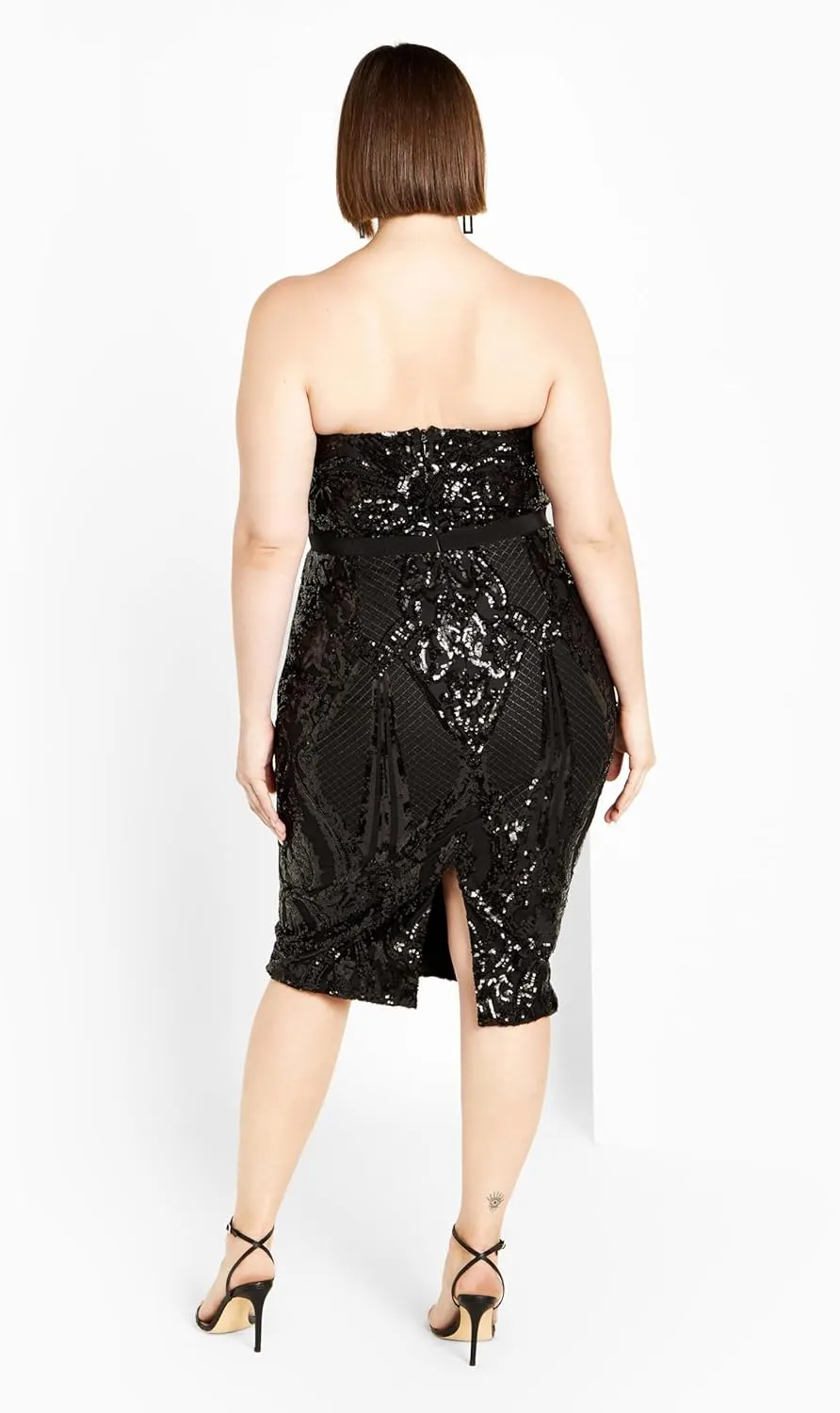 City Chic Women's Plus Size Dress Sequin Sofia Ff