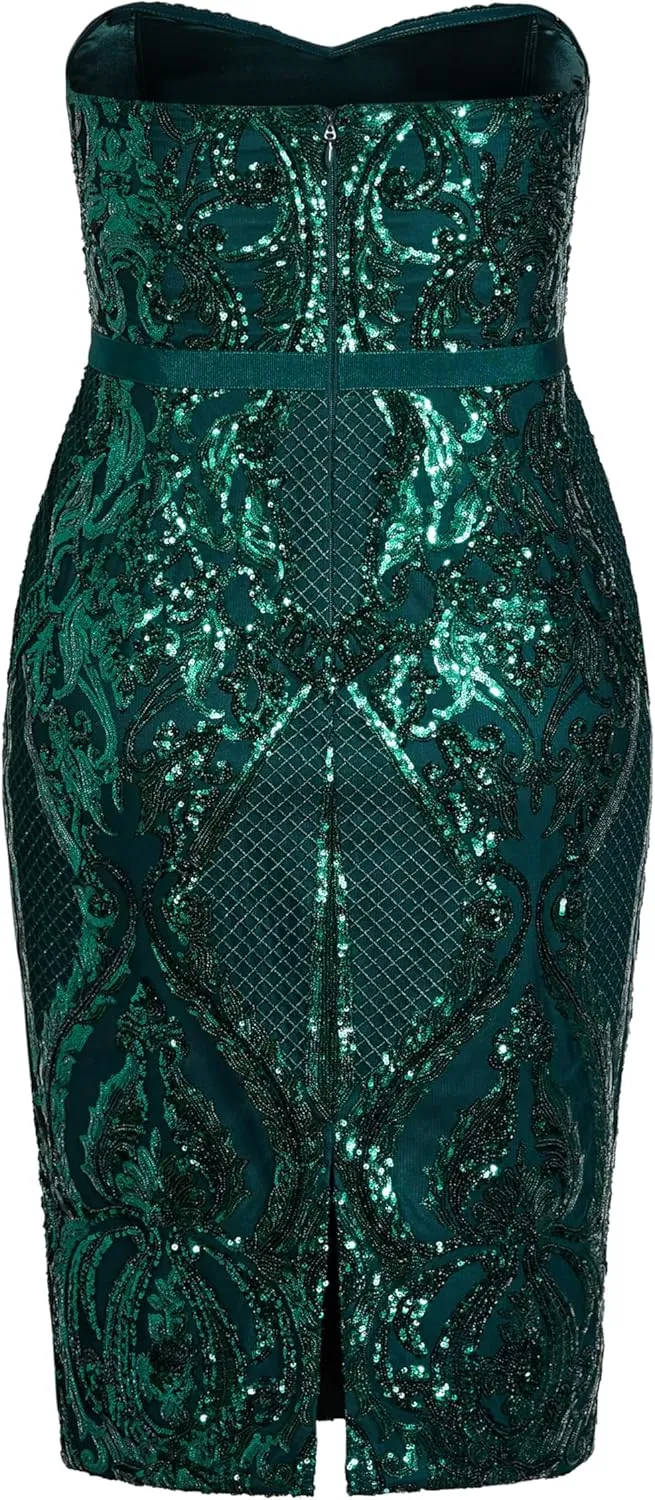City Chic Women's Plus Size Dress Sequin Sofia Ff