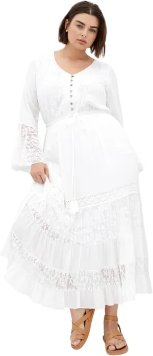 City Chic Women's Plus Size Maxi Dress - Tisha Lace