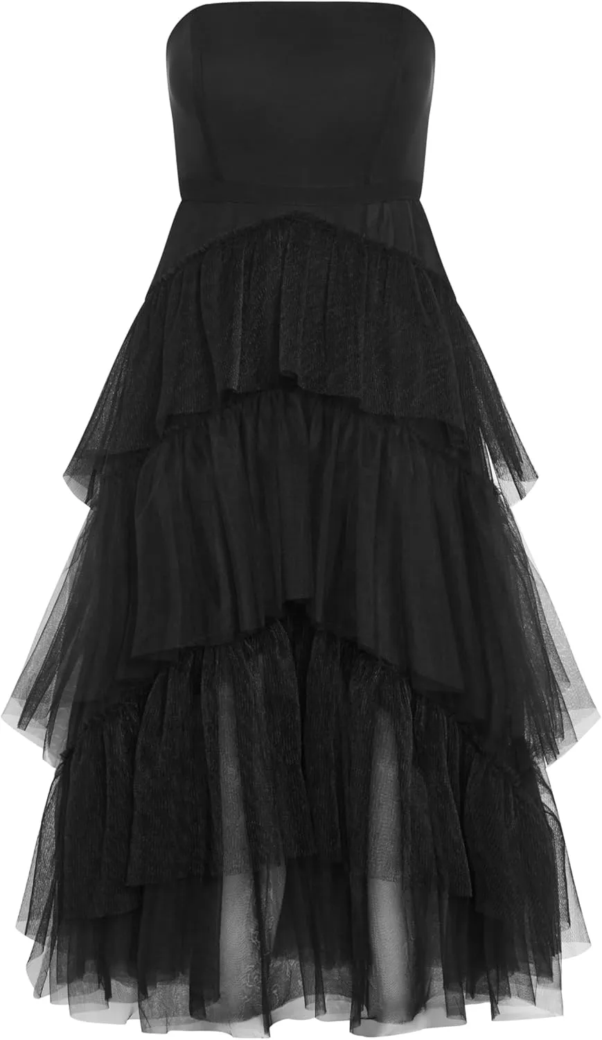 City Chic Women's Plus Size Tulle Sweetheart Maxi Dress