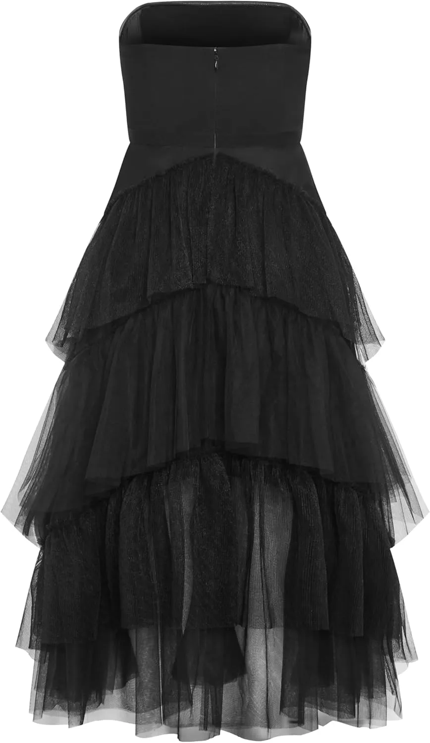 City Chic Women's Plus Size Tulle Sweetheart Maxi Dress