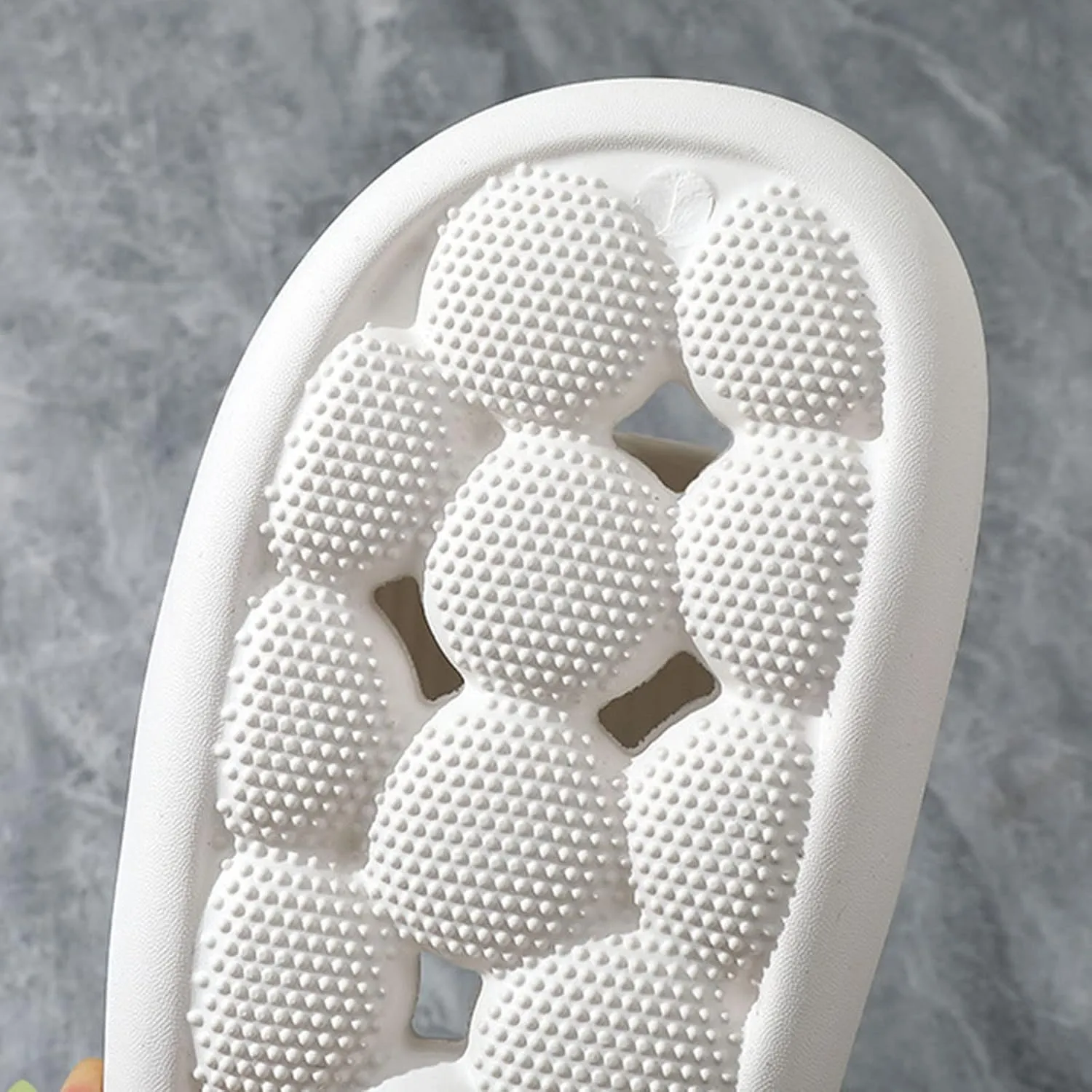 Cloud Slides Shower Shoes for Living Room Pool Beach Spa Public Showers Non Slip Summer Bathroom Indoor House Slippers with Drain Holes