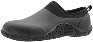 CNSBOR Men's Waterproof Garden Shoes, Ankle Shoes, Outdoor Boots, Rain Boots Men, Work Shoes for Gardening Camping and Yard Work, Breathable