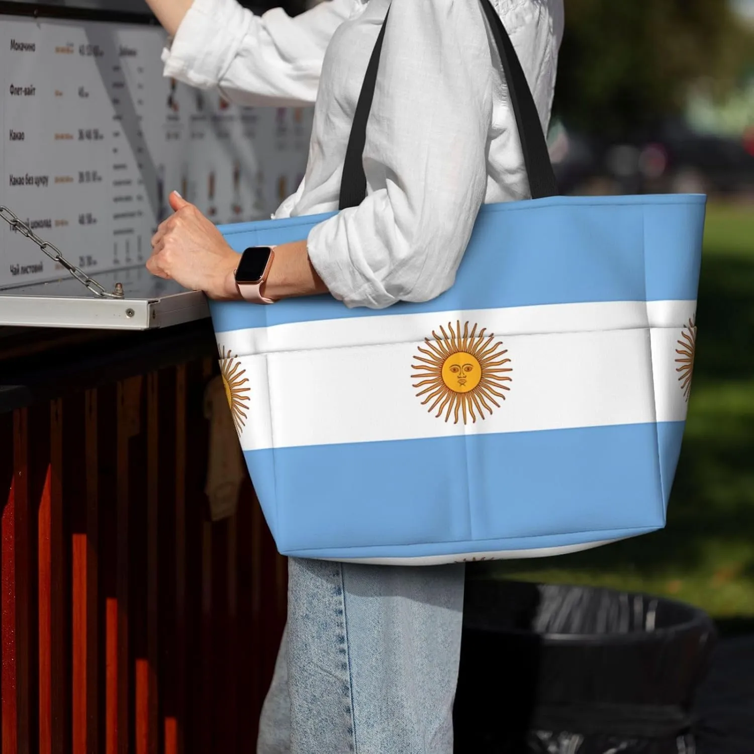 Colombia American Flag Women Large Beach Bag Travel Weekender Foldable Tote Bag for Pool Beach Vacation Gym