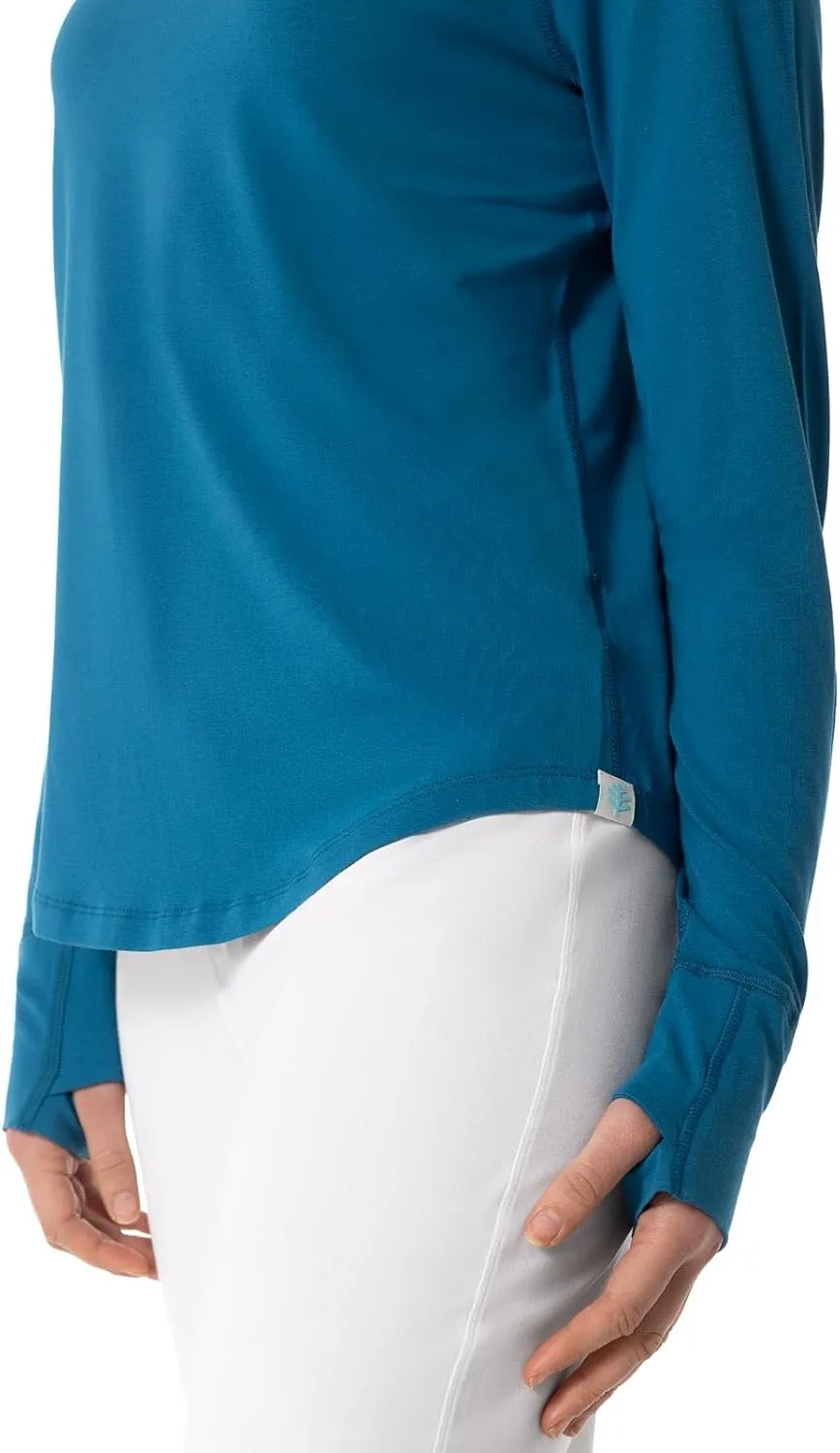 Coolibar UPF 50  Women's LumaLeo Long Sleeve T-Shirt - Sun Protective