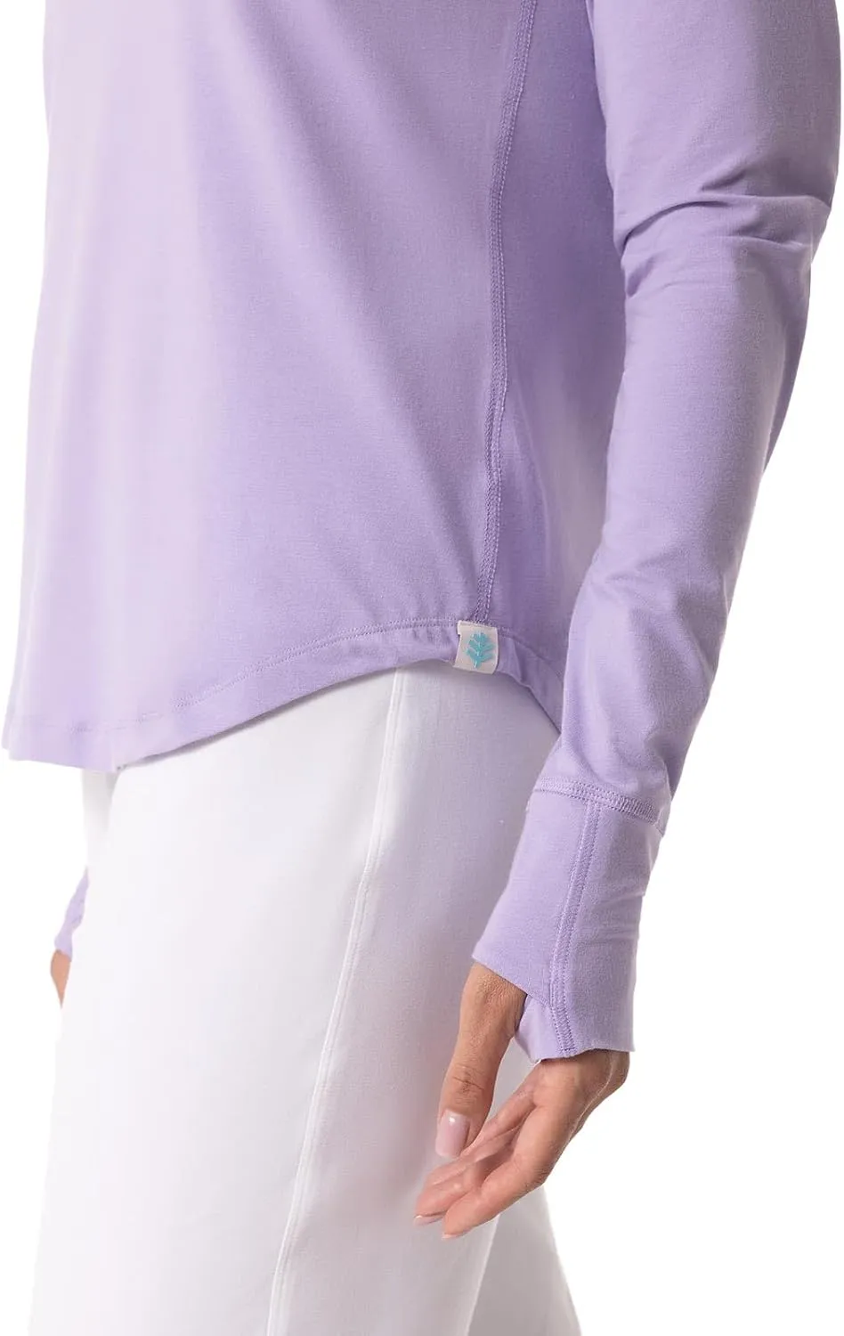 Coolibar UPF 50  Women's LumaLeo Long Sleeve T-Shirt - Sun Protective