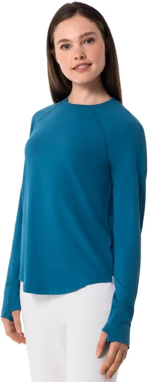 Coolibar UPF 50  Women's LumaLeo Long Sleeve T-Shirt - Sun Protective