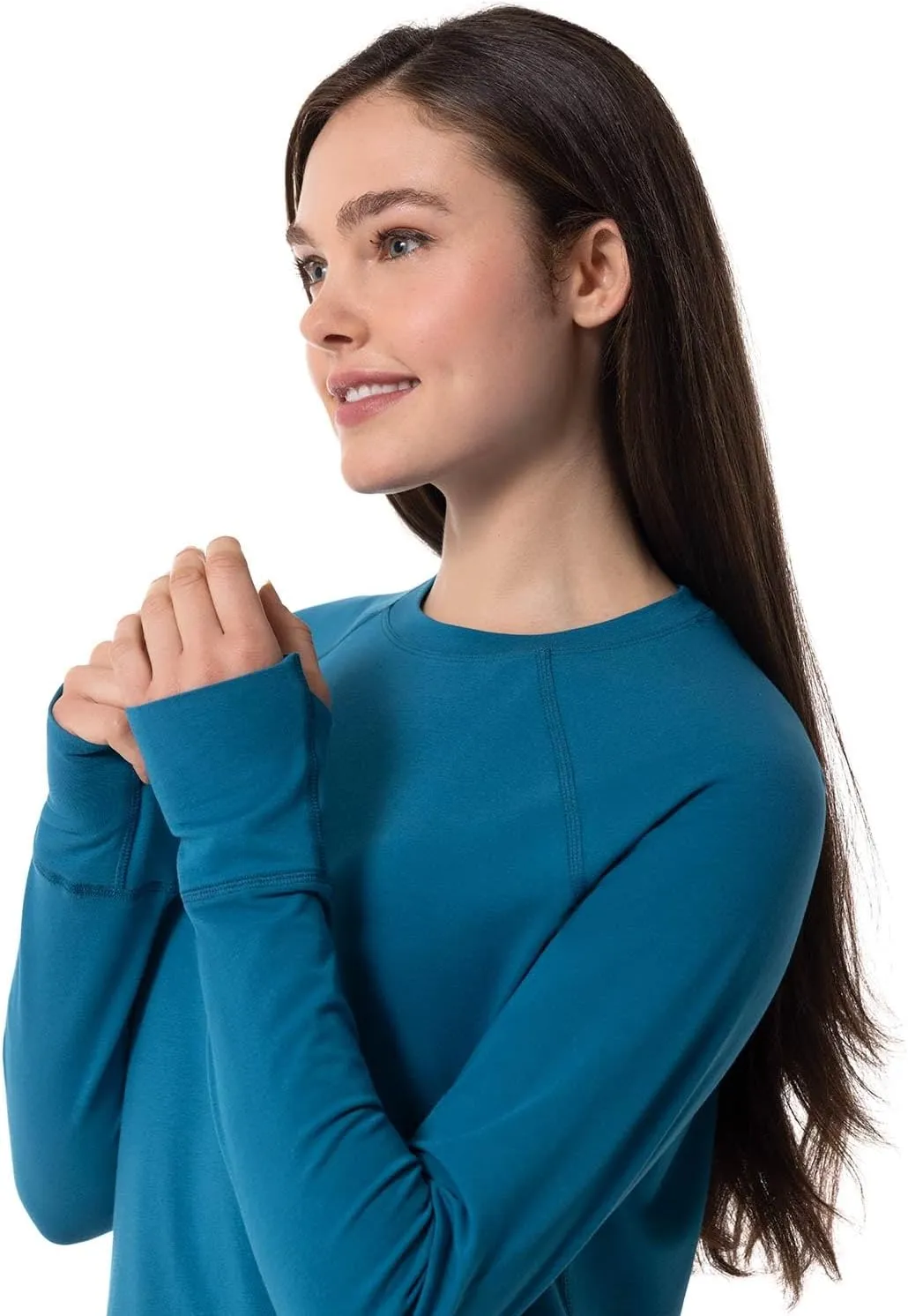 Coolibar UPF 50  Women's LumaLeo Long Sleeve T-Shirt - Sun Protective